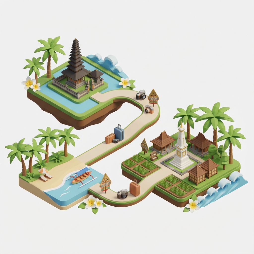 Tropical Journeys Illustration